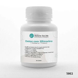 Detox com Silimarina + Chiorella + 7 Ativos - 150 doses