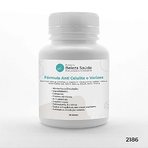 Fórmula Forte Manipulada Anti Celulite e Varizes - 90 doses