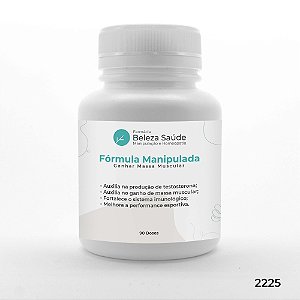 Fórmula Manipulada para Ganhar Massa Muscular - 90 doses