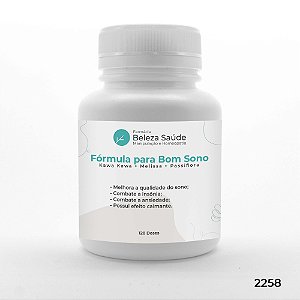Fórmula para Bom Sono - Kawa Kawa + Melissa + Passiflora - 120 doses