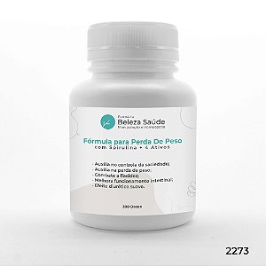 Fórmula para Perda De Peso com Spirulina + 4 Ativos - 300 doses