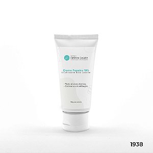 Creme Papaína 10% : Cicatrizante Base Lanette - 150g