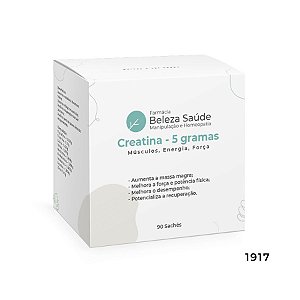 Creatina 5 gramas - Músculos, Energia, Força - 90 doses