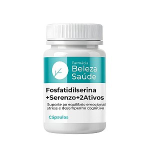 Fosfatidilserina + Serenzo + 2 Ativos - 60 doses