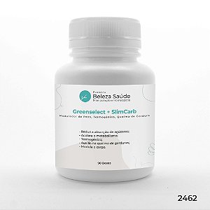 Greenselect + SlimCarb : Modulador de Peso, Termogênico, Queima de Gordura - 90 doses