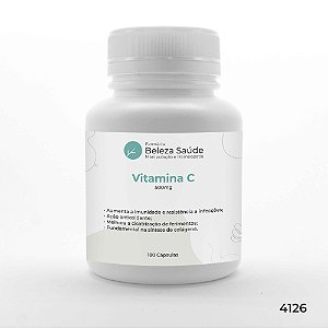 Vitamina C 500mg : 180 Cápsulas