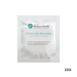 Fórmula Secreta para Rugas e Flacidez : Um sachê ao dia para ter uma Pele Renovada - 120 doses