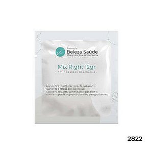 Mix Right 12gr - Aminoácidos Essenciais com a Proporção Molar do Dr. Lair Ribeiro - 65 doses