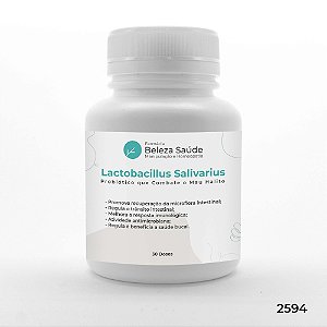 Lactobacillus Salivarius - Probiótico que Combate o Mau Halito - 30 doses