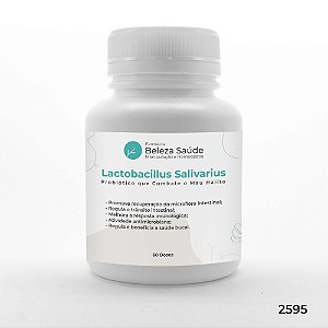 Lactobacillus Salivarius - Probiótico que Combate o Mau Halito - 60 doses