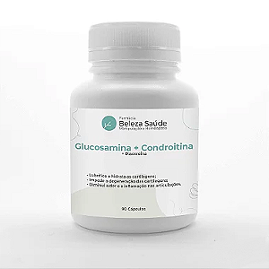 Glucosamina + Condroitina + Diacereina : 90 Cápsulas