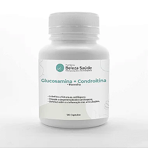 Glucosamina + Condroitina + Diacereina : 120 Cápsulas