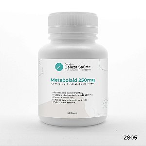 Metabolaid 250mg : Controle e Diminuição de Peso, Combate o Efeito Sanfona - 60 doses