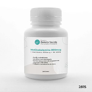 Metilcobalamina 800mcg + Metilfolato 800mcg + B6 50mg - 240 doses
