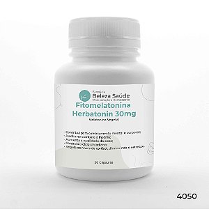 Herbatonin 30mg : Melatonina Vegetal 30 Caps