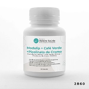 Modulip Gc + Green Coffe + Picolinato De Cromo - Termogênico - 60 doses