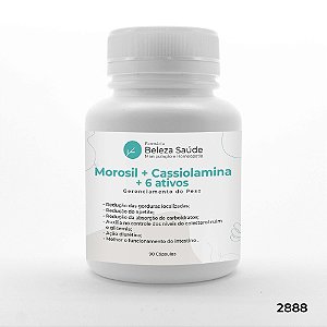 Morosil + Cassiolamina + 6 Ativos - Gerenciamento do Peso - 90 doses