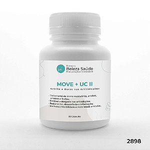 Move 50mg  + Uc II 20mg - Artrite e Dores nas Articulações - 60 doses