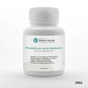 Probióticos para Melasma - Pool de Lactobacillus - 90 Cápsulas