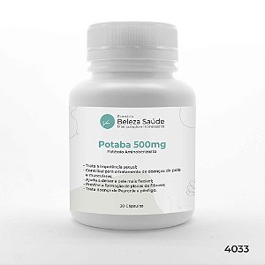 Potaba ( Potássio Aminobenzoato ) 500 mg : 30 cápsulas