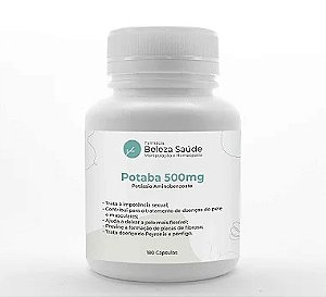 Potaba Aminobenzoato de Potássio 500 mg 180 cápsulas