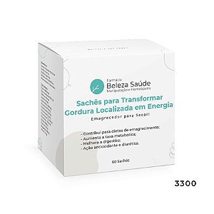 Sachês para Transformar Gordura Localizada em Energia : EMAGRECEDOR PRA SECAR ! - 60 Sachês