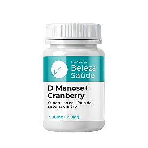 D Manose 500mg + Cranberry 350mg | 30 Doses