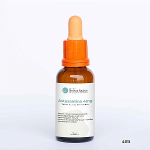 Astaxantina 4mg : Gotas Sublingual Vegana 30ml