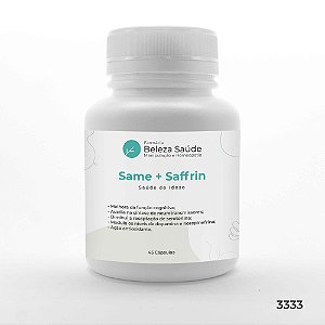 Same + Saffrin - Saúde Do Idoso - 45 Cápsulas
