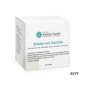 Shake em Sachês - Repositor de Energia com Ganho Muscular - 60 Sachês