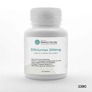 Siliciumax 200mg - Cabelos e Unhas Renovadas - 150 Cápsulas