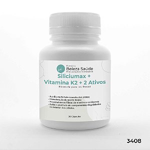 Siliciumax + Vitamina K2 + 2 Ativos - Fórmula para os Ossos - 30 Cápsulas