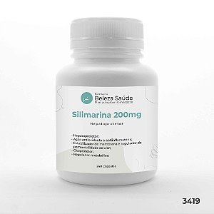 Silimarina 200mg Hepatoprotetor - 240 Cápsulas