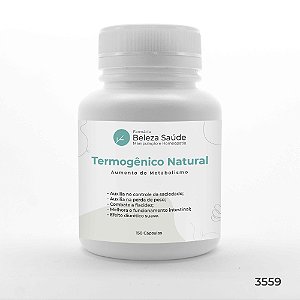 Termogênico Natural - Aumento do Metabolismo - 150 Cápsulas