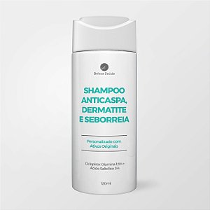 Shampoo Ciclopirox + Salicílico : Anticaspa Seborreia 120ml