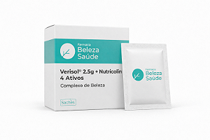 Verisol 2,5g + Nutricolin + 4 Ativos - Pele Renovada - 60 Sachês