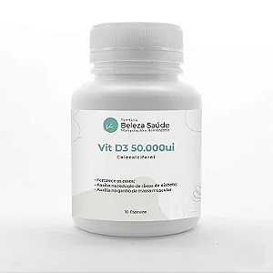 Vitamina D3 50.000ui - 10 cápsulas