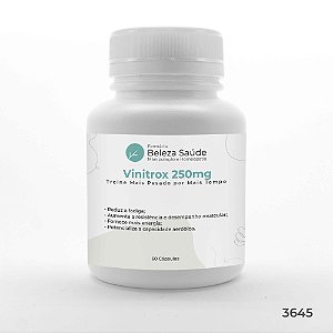 Vinitrox 250mg : Treine Mais Pesado por Mais Tempo - 60 Cápsulas