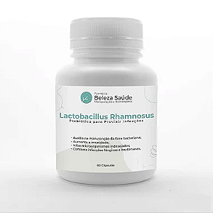 Lactobacillus Rhamnosus Probiótico para Previnir Infecções - 60 Doses