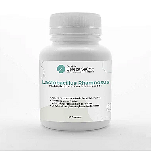 Lactobacillus Rhamnosus Probiótico para Previnir Infecções - 90 Doses