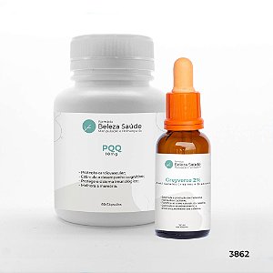 Kit Duo : Pqq 10mg 60 Cápsulas & Tônico Greyverse 100ml