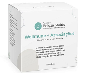Wellmune + Associações :  Fórmula Max Imunidade 30 sachês