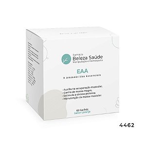 EAA - 9 : Aminoácidos Essenciais 60 Sachês Sabor Laranja