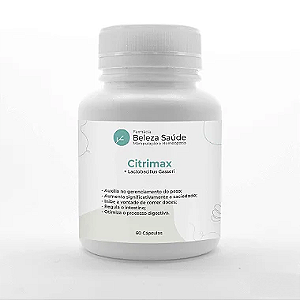 Citrimax + Lactobacillus Gasseri  :  Probiótico Modulador Corporal  que  Diminui a Compulsão Alimentar - 60 Cápsulas