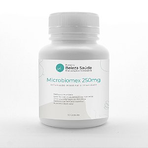 Microbiomex 250mg - Inflamação Intestinal e Imunidade : Fórmula Farmacêutica 30 Cápsulas