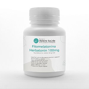 Herbatonin 100mg : Melatonina Vegetal 60 Caps