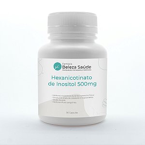 Hexanicotinato De Inositol 500mg : Autêntico 90 Doses