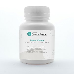 Relora 200mg - Anti Stress, Ansiedade e Compulsão Alimentar - 120 Cápsulas