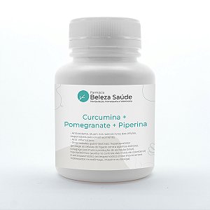 Curcumina + Pomegranate + Piperina - Anti Aromatase - 60 doses