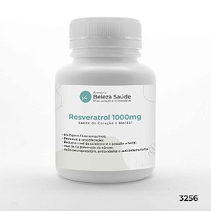 Resveratrol 1000mg Saúde do Coração e Mental